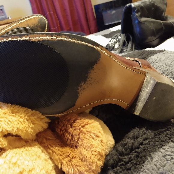 Brown western boot - Picture 4 of 10